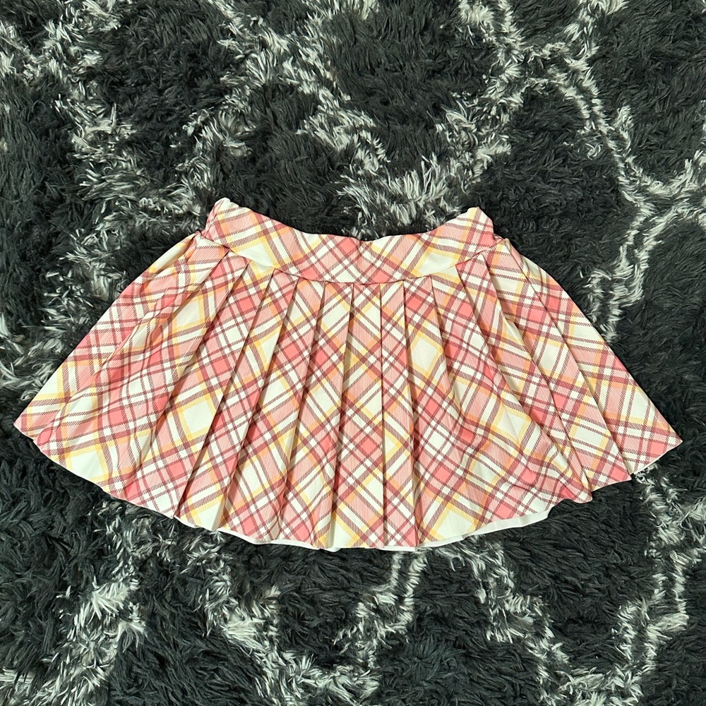 Plaid Pink Skirt
